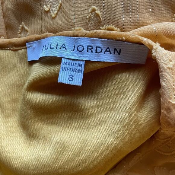 Julia Jordan OFF SHIRRED SLEEVE MAXI DRESS Size 8 NWOT - Picture 3 of 9